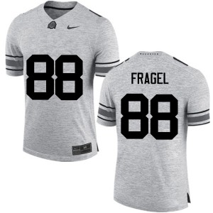 Mens Ohio State #88 Reid Fragel Gray Game Official Jerseys 919362-840