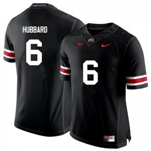 Men's OSU Buckeyes #6 Sam Hubbard Black Game Embroidery Jerseys 228653-914