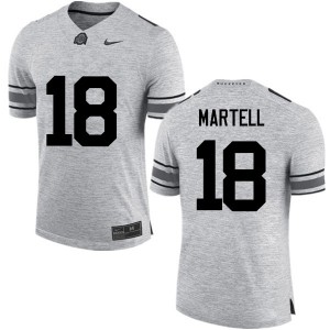 Men Ohio State #18 Tate Martell Gray Game Player Jersey 196759-171