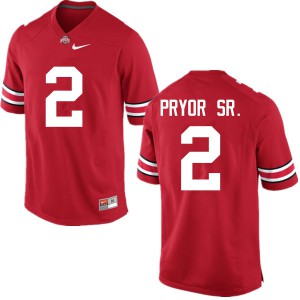Men Ohio State #2 Terrelle Pryor Sr. Red Game Official Jersey 959212-921