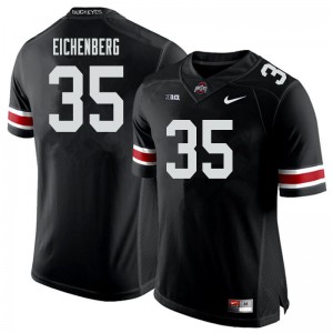 Men's Ohio State #35 Tommy Eichenberg Black Football Jerseys 487252-483
