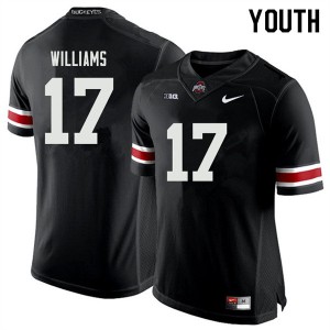 Youth Ohio State #17 Alex Williams Black University Jerseys 174982-352