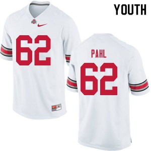 Youth Ohio State #62 Brandon Pahl White Football Jersey 834634-964