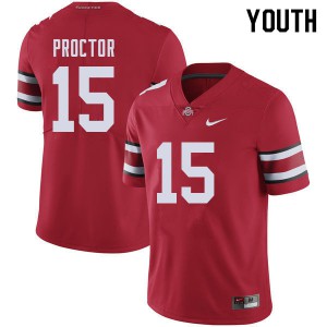 Youth Ohio State Buckeyes #15 Josh Proctor Red NCAA Jerseys 716704-220
