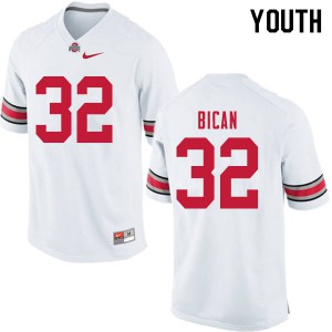 Youth Ohio State #32 Luciano Bican White Player Jerseys 222190-954