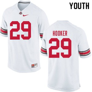 Youth Ohio State #29 Marcus Hooker White University Jersey 728617-681