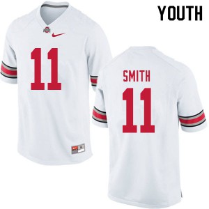 Youth Ohio State #11 Tyreke Smith White Stitch Jersey 293022-428