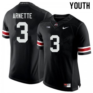 Youth OSU #3 Damon Arnette Black Stitch Jerseys 341696-619