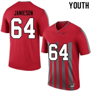 Youth OSU Buckeyes #64 Jack Jamieson Throwback University Jerseys 922422-848