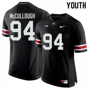 Youth OSU #94 Roen McCullough Black Embroidery Jerseys 764824-751