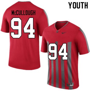 Youth Ohio State Buckeyes #94 Roen McCullough Throwback Player Jerseys 585296-814