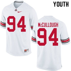 Youth Ohio State #94 Roen McCullough White High School Jerseys 145886-728