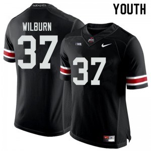 Youth OSU #37 Trayvon Wilburn Black NCAA Jersey 432607-127