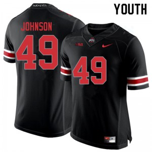 Youth Ohio State #49 Xavier Johnson Blackout Alumni Jerseys 621946-129
