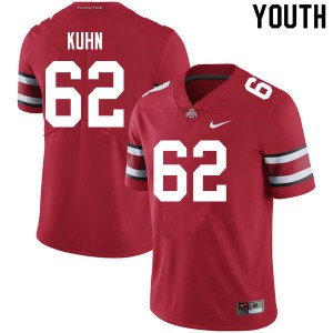 Youth Ohio State #62 Chris Kuhn Scarlet College Jerseys 293009-188