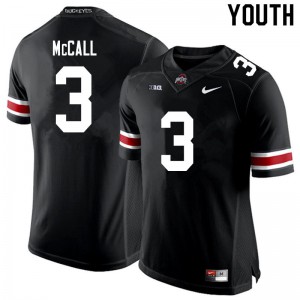 Youth Ohio State Buckeyes #3 Demario McCall Black Stitched Jerseys 405983-768
