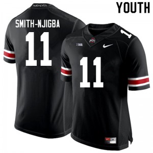 Youth Ohio State Buckeyes #11 Jaxon Smith-Njigba Black Official Jerseys 704116-708