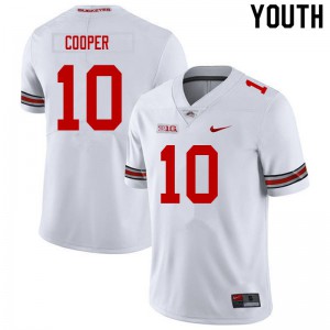 Youth OSU #10 Mookie Cooper White Stitched Jersey 838597-588
