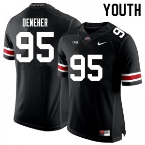 Youth Ohio State Buckeyes #95 Jack Deneher Black Alumni Jersey 625958-502