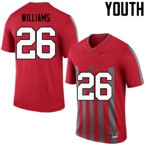 Youth OSU Buckeyes #26 Antonio Williams Throwback Game Official Jersey 681849-946