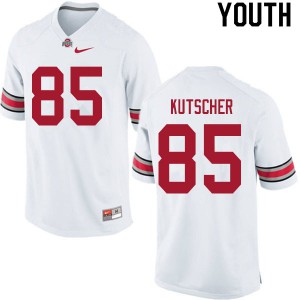 Youth OSU Buckeyes #85 Austin Kutscher White College Jerseys 712752-813