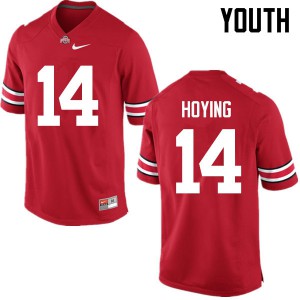 Youth Ohio State #14 Bobby Hoying Red Game University Jerseys 692794-948