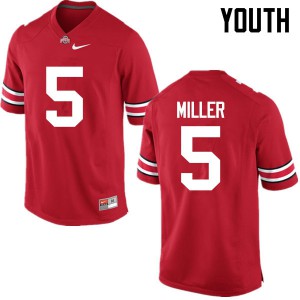 Youth Ohio State #5 Braxton Miller Red Game Alumni Jerseys 680585-579