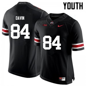 Youth Ohio State #84 Brock Davin Black Game University Jerseys 903025-297