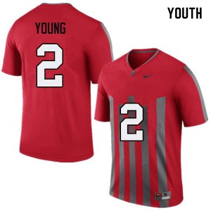 Youth OSU #2 Chase Young Throwback High School Jersey 227840-730