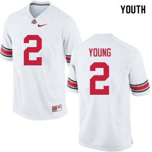Youth OSU #2 Chase Young White Player Jerseys 861227-637
