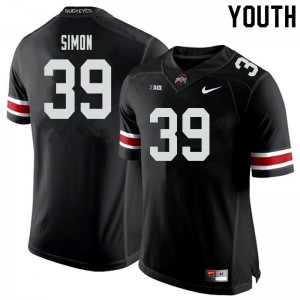 Youth Ohio State #39 Cody Simon Black NCAA Jersey 563356-623