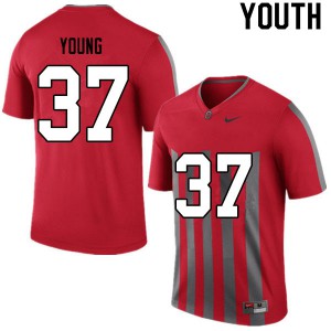 Youth Ohio State #37 Craig Young Retro Player Jerseys 431016-693