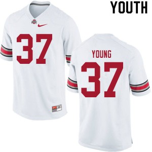 Youth OSU #37 Craig Young White Embroidery Jersey 488644-203