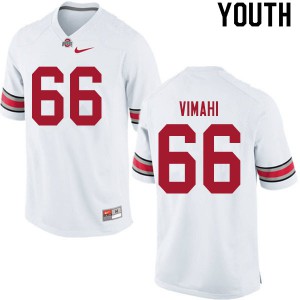Youth Ohio State #66 Enokk Vimahi White Alumni Jerseys 948248-714