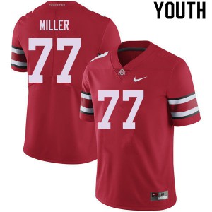 Youth OSU #77 Harry Miller Red Stitched Jerseys 618523-878