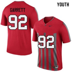 Youth OSU Buckeyes #92 Haskell Garrett Throwback Player Jersey 877527-123