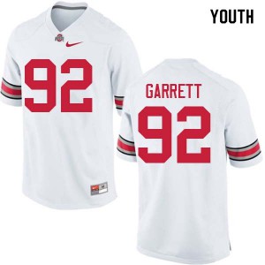 Youth Ohio State #92 Haskell Garrett White College Jersey 684600-645
