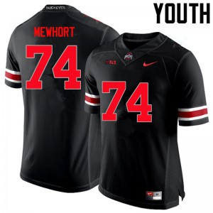 Youth Ohio State #74 Jack Mewhort Black Limited NCAA Jersey 655746-660