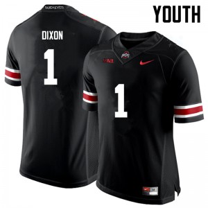 Youth OSU #1 Johnnie Dixon Black Game Football Jerseys 336903-718
