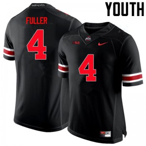 Youth OSU #4 Jordan Fuller Black Limited NCAA Jerseys 557510-830