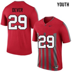 Youth OSU #29 Kevin Dever Throwback Player Jersey 424585-957