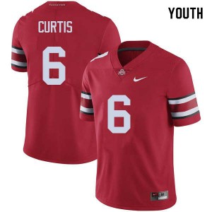 Youth OSU #6 Kory Curtis Red Player Jersey 452477-452
