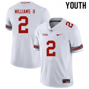 Youth Ohio State #2 Kourt Williams II White University Jerseys 842478-789