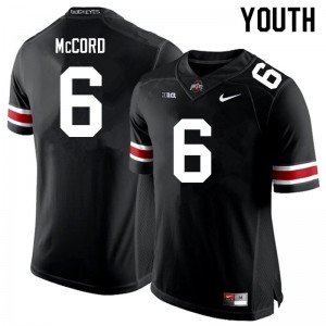 Youth Ohio State #6 Kyle McCord Black High School Jerseys 818078-630