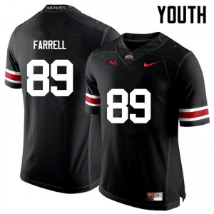 Youth Ohio State #89 Luke Farrell Black Game Alumni Jerseys 965519-397