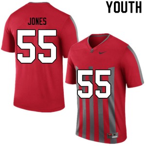 Youth OSU #55 Matthew Jones Retro NCAA Jerseys 474682-296