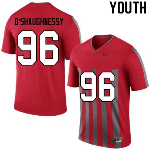 Youth OSU #96 Michael O'Shaughnessy Retro Football Jerseys 282785-714