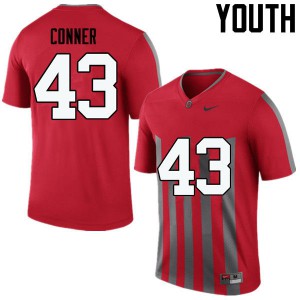 Youth Ohio State Buckeyes #43 Nick Conner Throwback Game University Jersey 727226-775