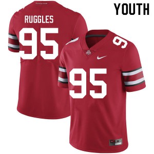 Youth OSU #95 Noah Ruggles Red Player Jersey 475814-913
