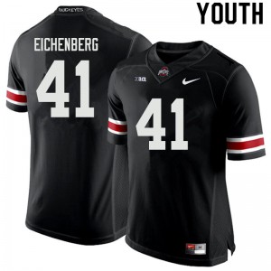 Youth OSU #41 Tommy Eichenberg Black Player Jerseys 689813-574